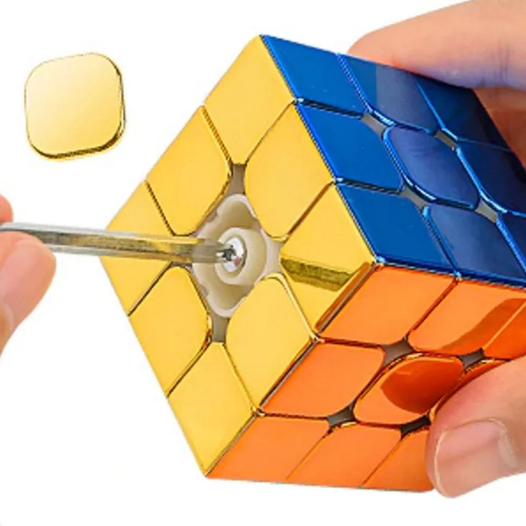 مکعب روبیک شنگ شو مدل متالیک مگنت 3×3 Sengso Magnetic Metallic