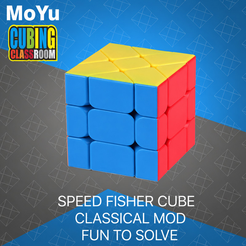 روبیک موفنگ جیااوشی مدل فیشر مویو میلانگ 3×3 Moyu MeiLong Fisher