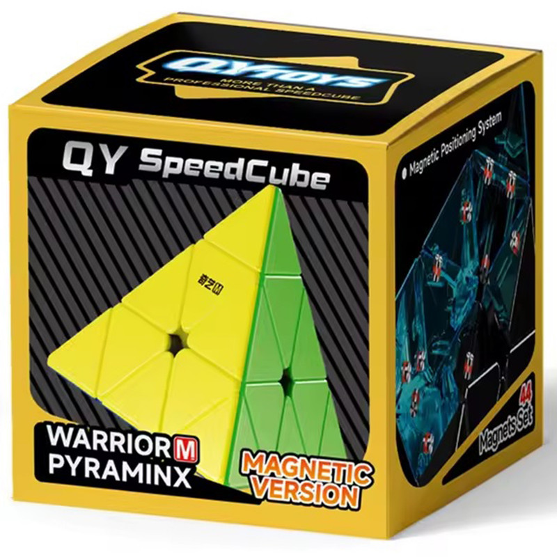 روبیک چی ای مدل هرم وریور مگنت کای وای 3×3 QY Warrior M Pyraminx