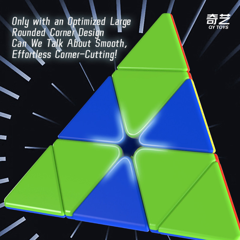 روبیک چی ای مدل هرم وریور مگنت کای وای 3×3 QY Warrior M Pyraminx