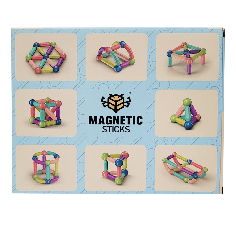 ساختنی مدل MAKNETIC STICKS کد 909 مجموعه 36 عددی