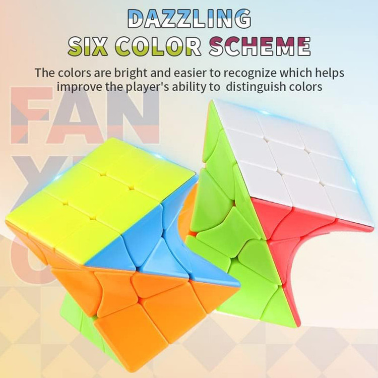 مکعب روبیک فنکسین مدل توییستی 3×3 FanXin Twisty