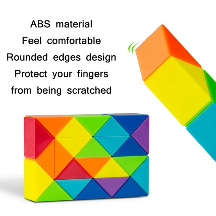 مکعب روبیک شنگ شو مدل ماری 36 قطعه چند رنگ Sengso Magic Snake 36 pcs