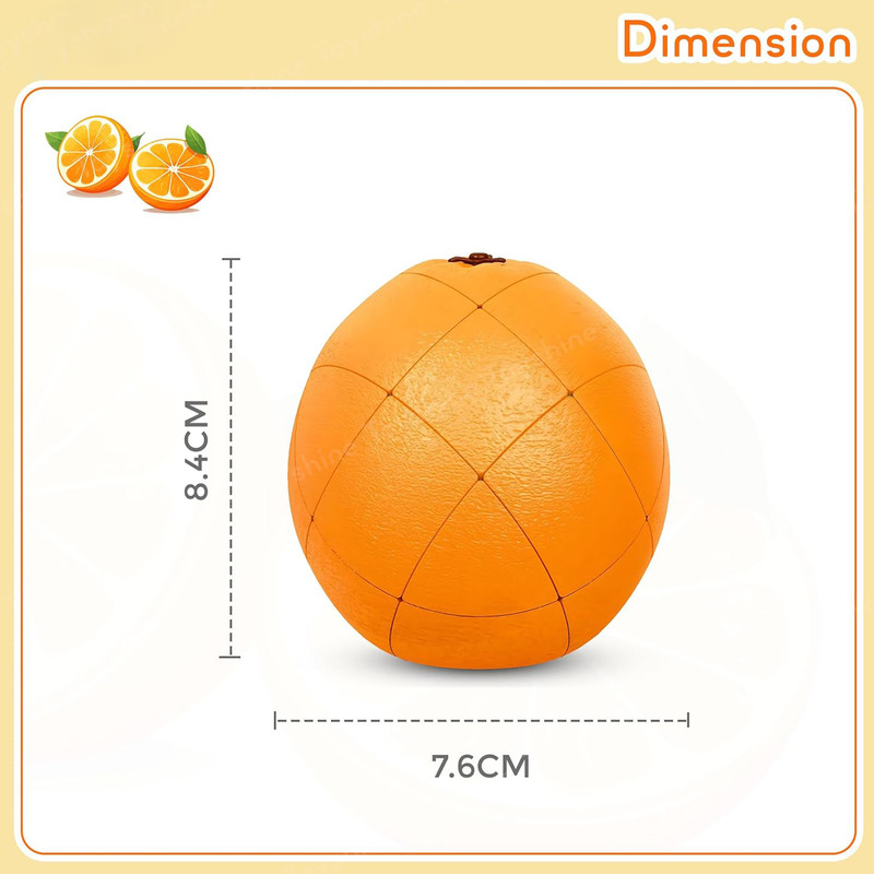 مکعب روبیک فنکسین مدل میوه ای پرتقال 3×3 FanXin Fruit cube – Orange