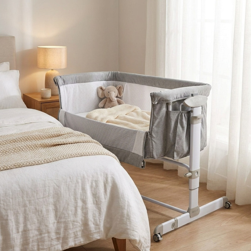 تخت و گهواره کنار مادر دلیجان مدل ورونا