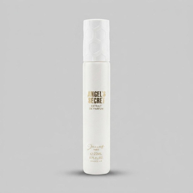 عطر جیبی ژک ساف مدل ANGELS SECRET با رایحه گرم و شیرین حجم ۲۲ میلی لیتر