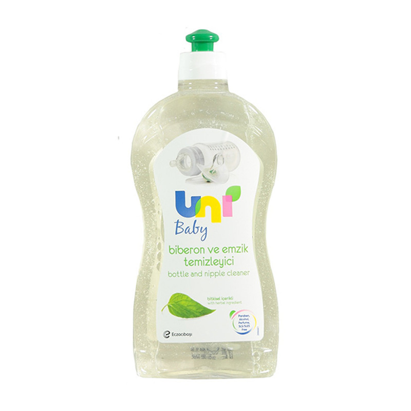 شوینده شیشه شیر کودک یونی مدل U2008429.4 حجم 500 میلی لیتر بسته 4 عددی