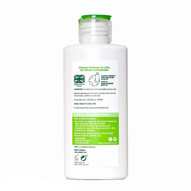 کرم آبرسان سیمپل مدل Fast Absorbing حجم 125 میلیلیتر