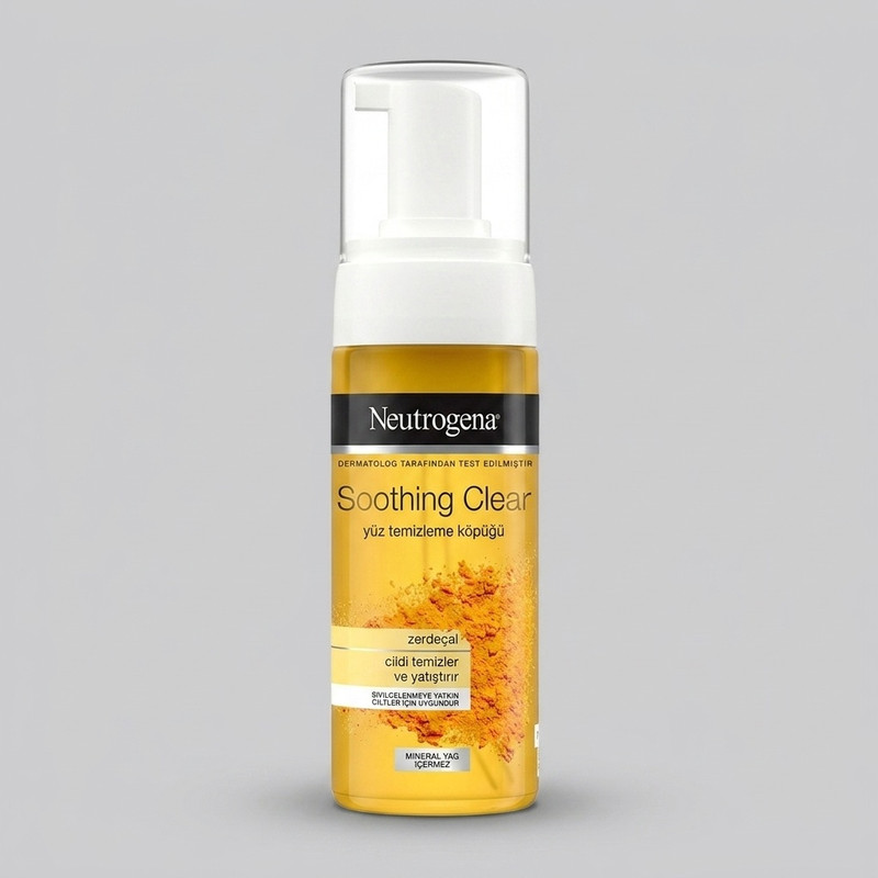 فوم شستشو صورت نوتروژینا مدل Soothing Clear حجم 150 میلی لیتر