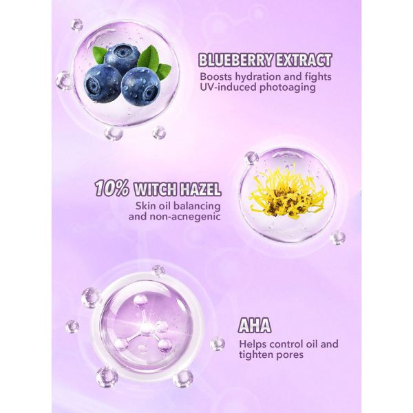 پرایمر صورت شیگلم مدل Good Grip Blueberry مناسب برای پوست چرب حجم 45 میلیلیتر