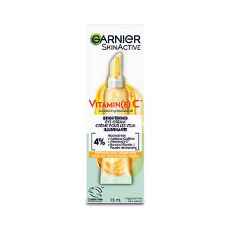 کرم دور چشم گارنیه مدل Brightening Vitamin C حجم 15 میلی لیتر