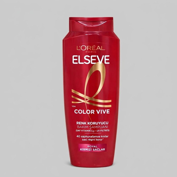 شامپو تثبیت کننده رنگ مو لورآل مدل Color Vive حجم 300 میلیلیتر، محافظ رنگ موهای رنگ شده، حاوی ویتامین C و فیلتر UV، بافت کرمی و نرمکننده