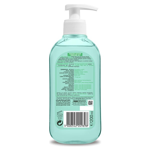 ژل شستشو صورت گارنیه مدل Skin Naturals حجم 200 میلی لیتر