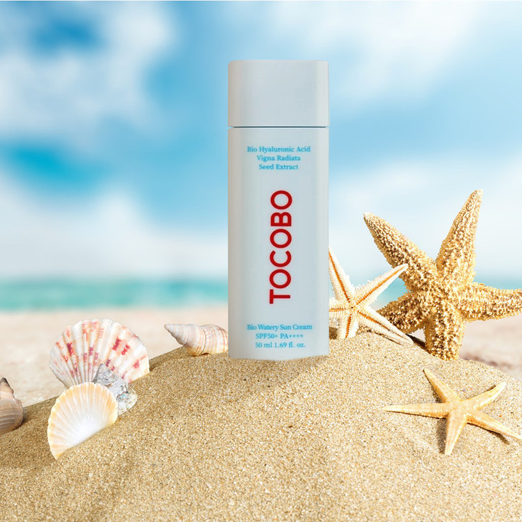 کرم ضدآفتاب بدون رنگ توکوبو SPF50 مدل بیو واتر مناسب انواع پوست، حجم 50 میلیلیتر
