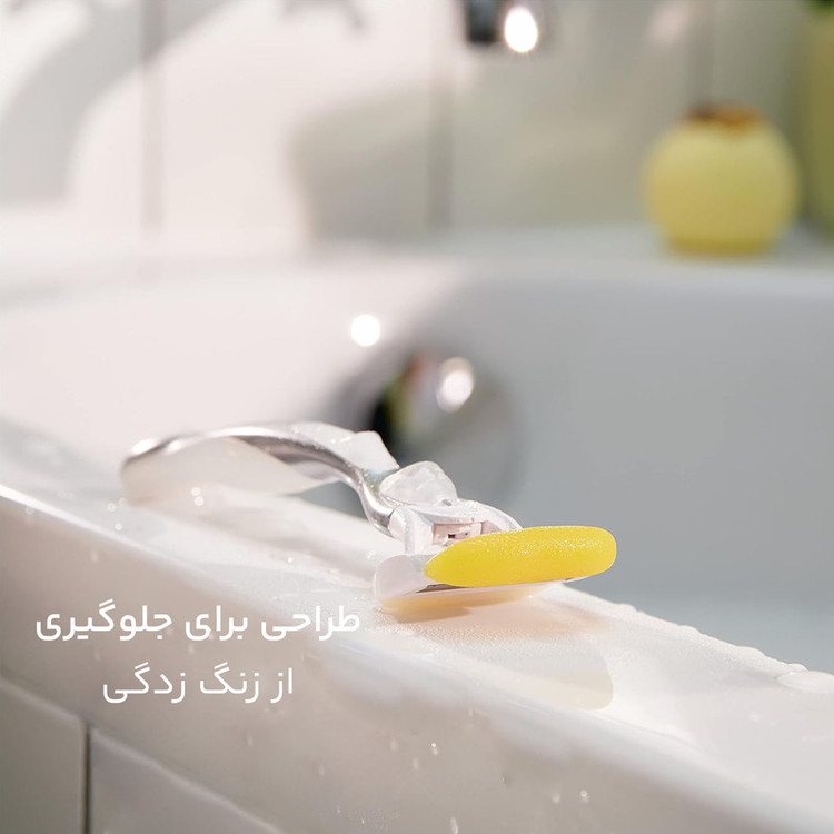 تیغ یدک ژیلت مدل venus Olay Comfortglide بسته 4 عددی