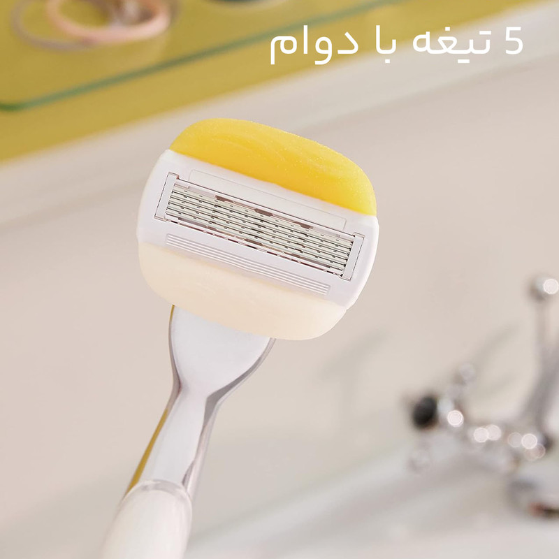 تیغ یدک ژیلت مدل venus Olay Comfortglide بسته 4 عددی