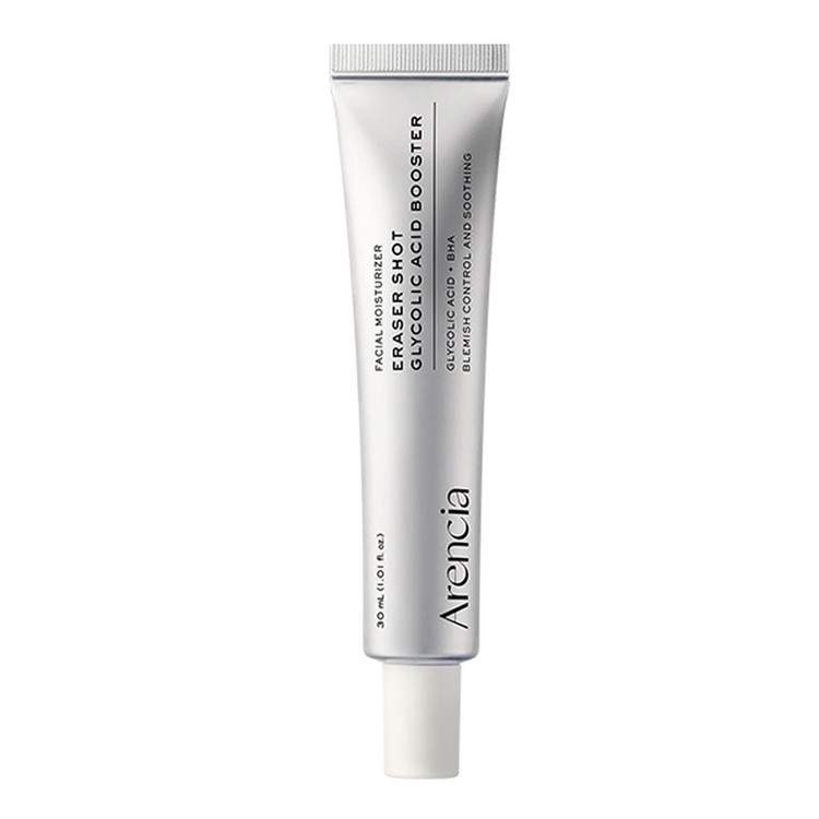 کرم مغذی صورت آرنچیا مدل Eraser Shot Glycolic Acid Booster مناسب برای انواع پوست حجم 30 میلیلیتر