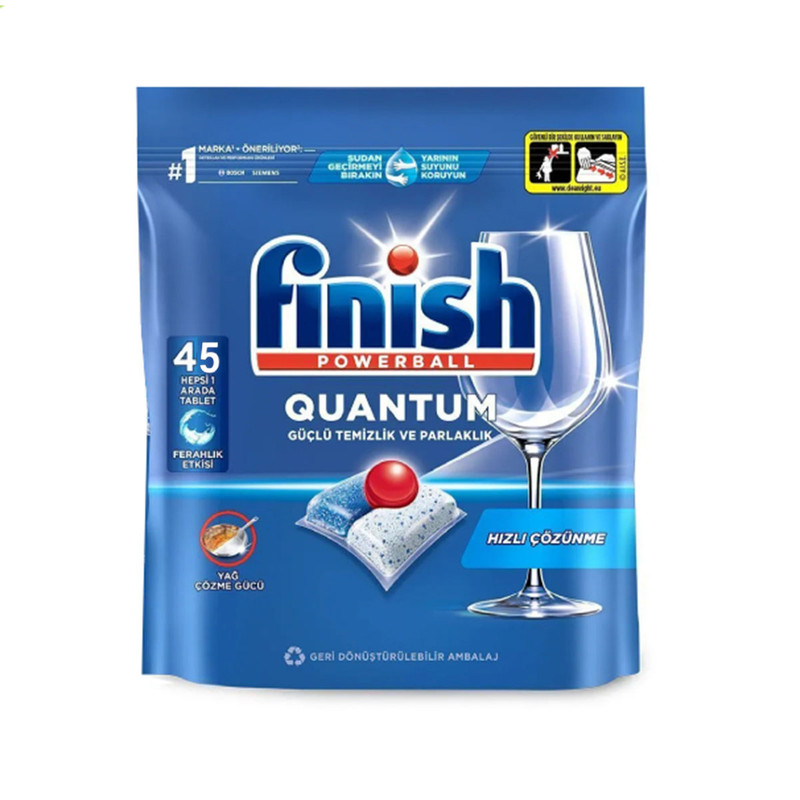 قرص ماشین ظرفشویی فینیش مدل QUANTUM بسته 45 عددی