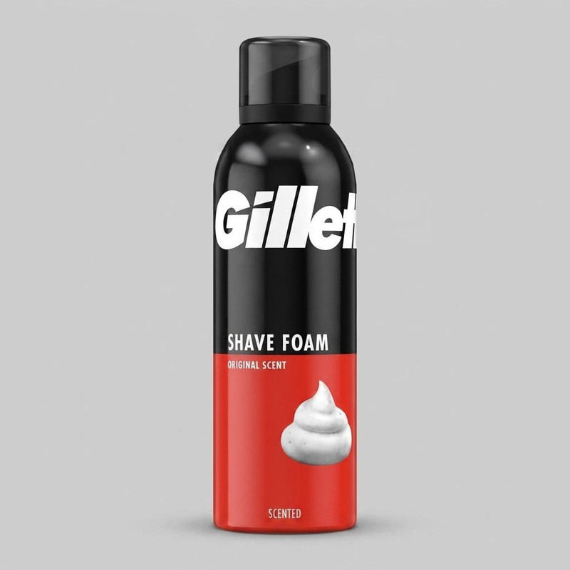 فوم اصلاح ژیلت مدل Scent حجم ۲۰۰ میلی لیتر