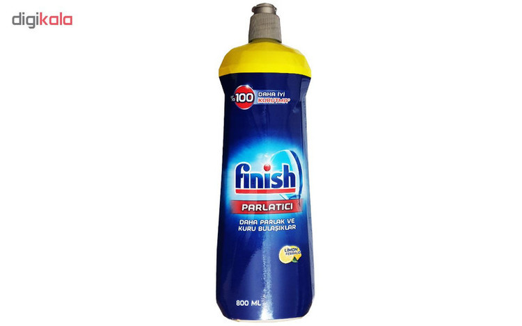 مایع جلادهنده ماشین ظرفشویی فینیش مدل Parlatici Lemon حجم 800 میلیلیتر