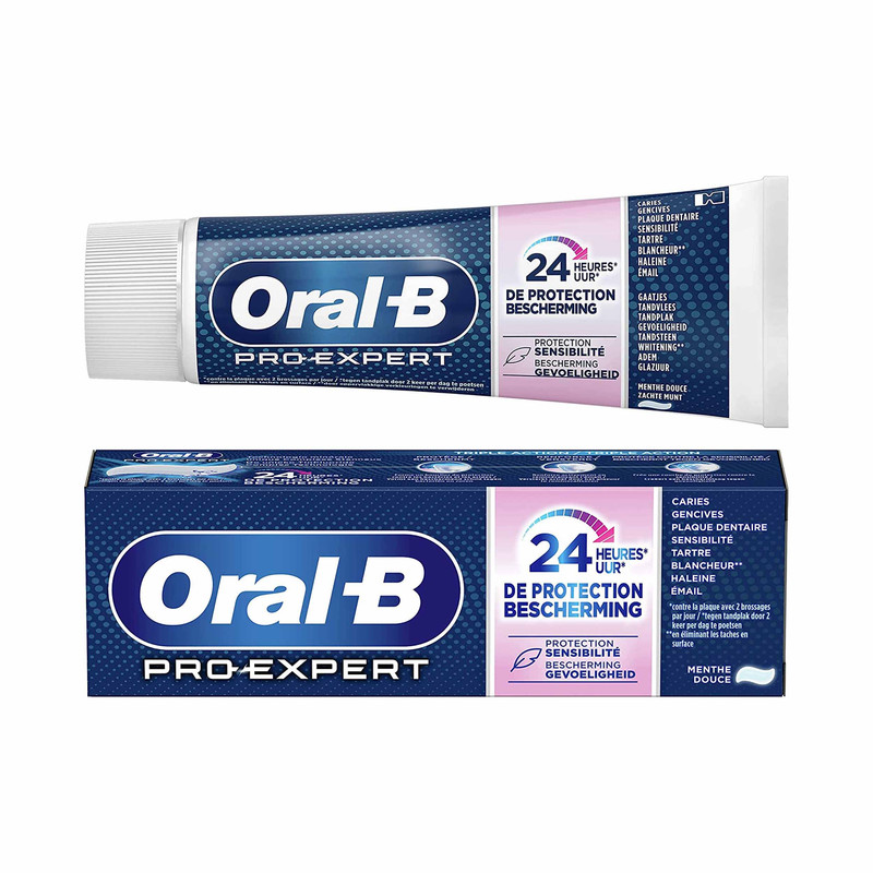 خمیر دندان اورال-بی مدل Pro Export 24 Hours حجم 75 میلی لیتر