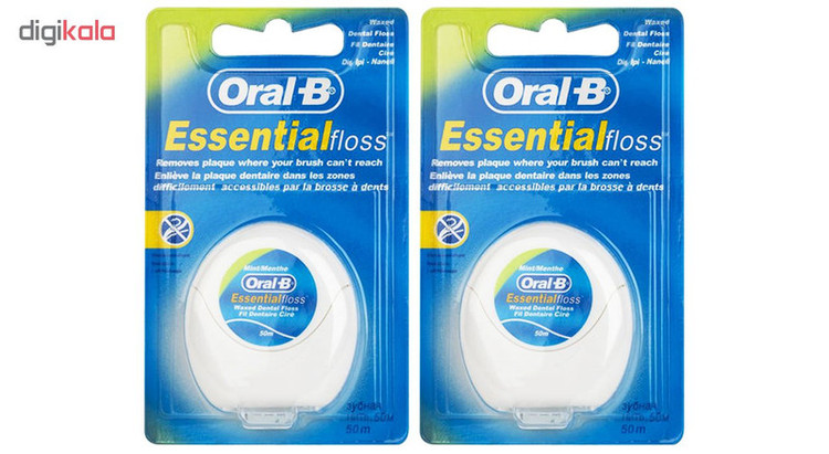 نخ دندان اورال-بی مدل Essential Floss - UK بسته 2 عددی