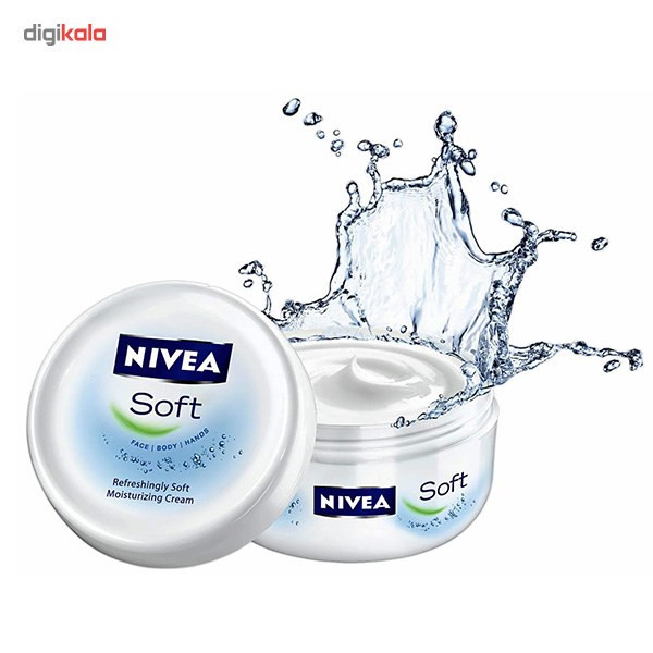 کرم نرم کننده و مرطوب کننده نیوآ مدل Soft حجم 200 میلی لیتر بسته 2 عددی