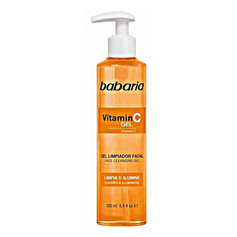 ژل شست‌وشوی صورت باباریا مدل Vitamin C مناسب برای انواع پوست حجم 200 میلی‌لیتر