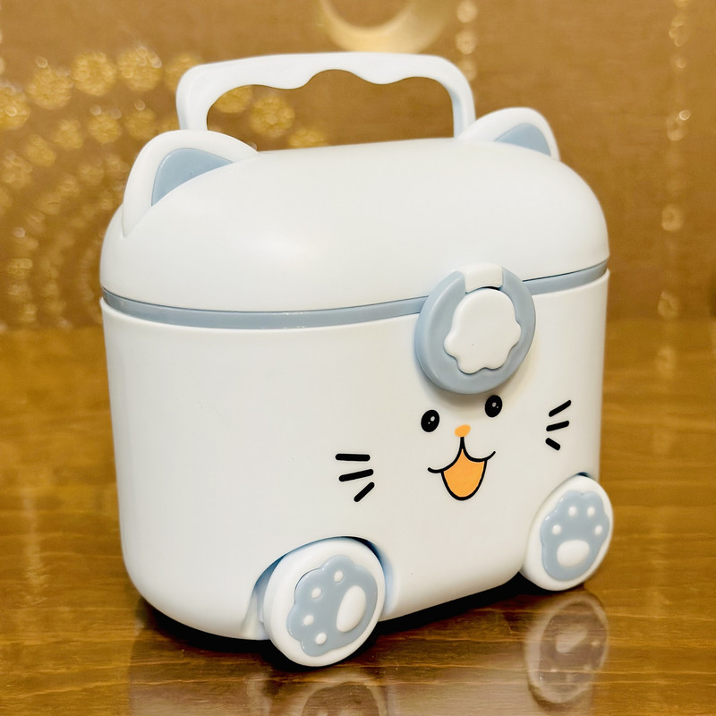 ظرف نگهدارنده شیر خشک کودک مدل گربه ای