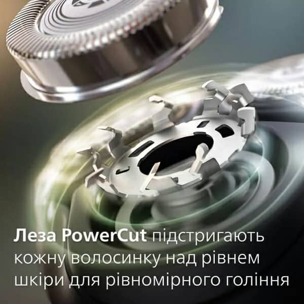 ماشین اصلاح موی صورت فیلیپس مدل S3144 با تیغه استیل ضد زنگ، اصلاح چرخشی، قابلیت استفاده تر و خشک، ضد آب، شارژ سریع 5 دقیقهای، شارژ کامل 60 دقیقه، طراحی ارگونومیک و خط زن