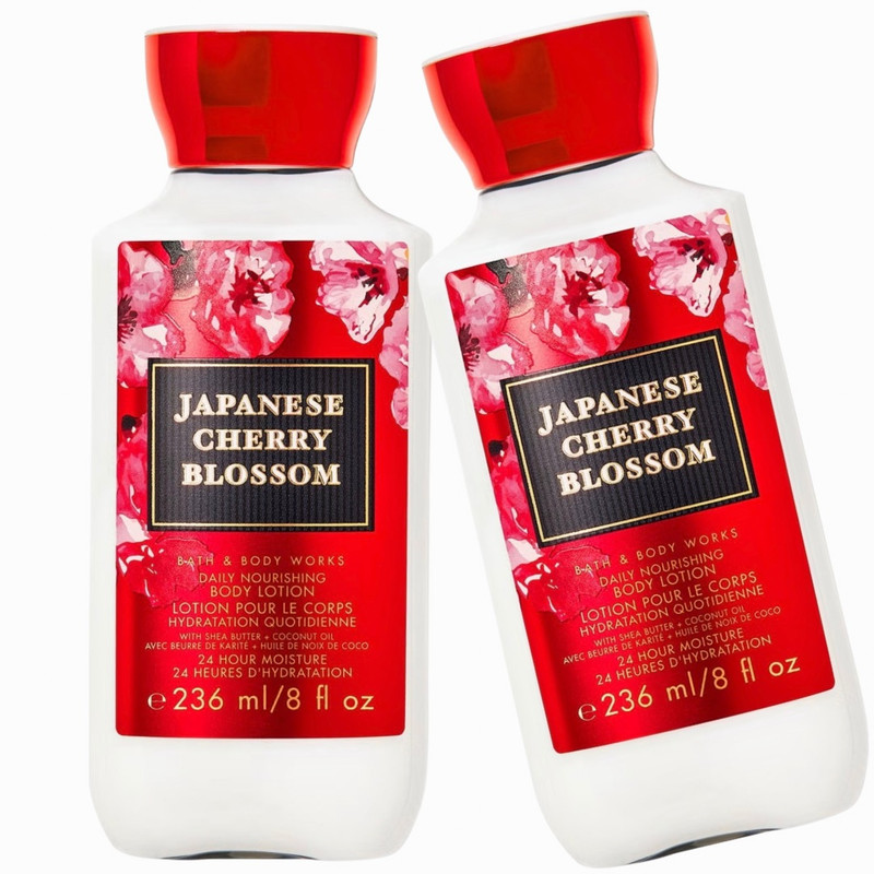لوسیون بدن بس اند بادی ورکز مدل Japanese Cherry Blossom حجم 236 میلی لیتر