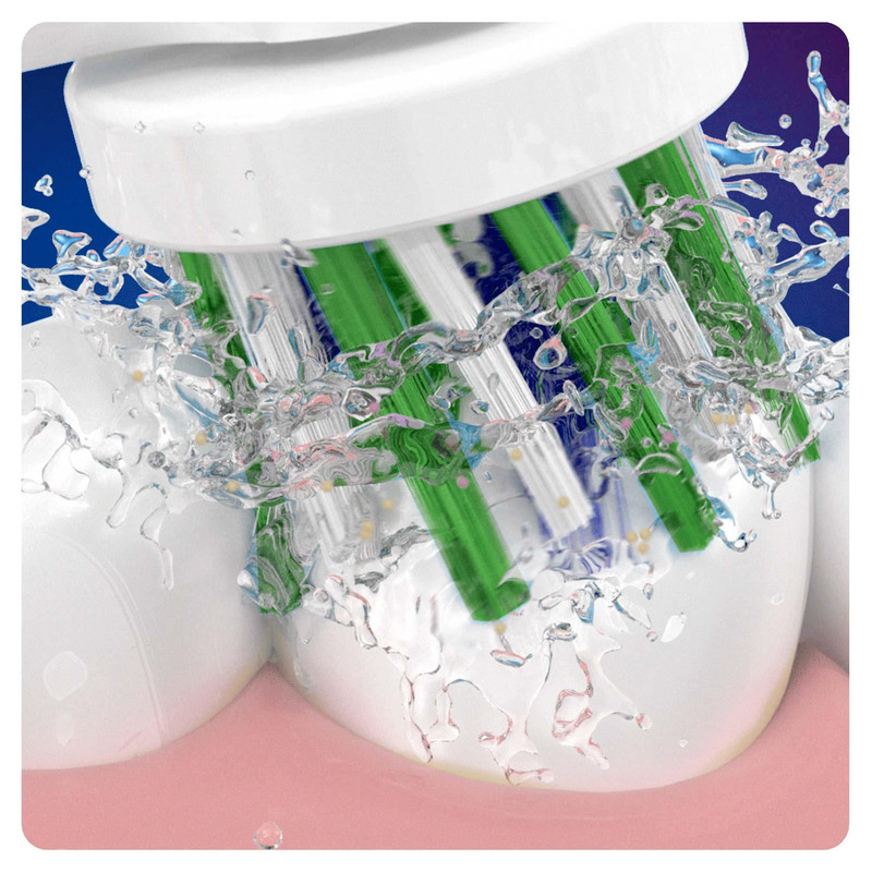 سری یدک مسواک برقی اورال-بی مدل Cross Action Clean Maximiser بسته 4 عددی