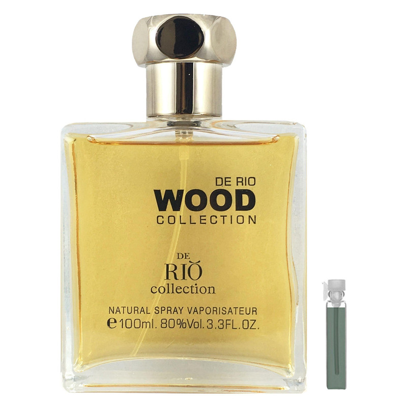ادو پرفیوم مردانه ریو کالکشن مدل Wood Brown حجم 100 میلی لیتر به همراه عطر جیبی
