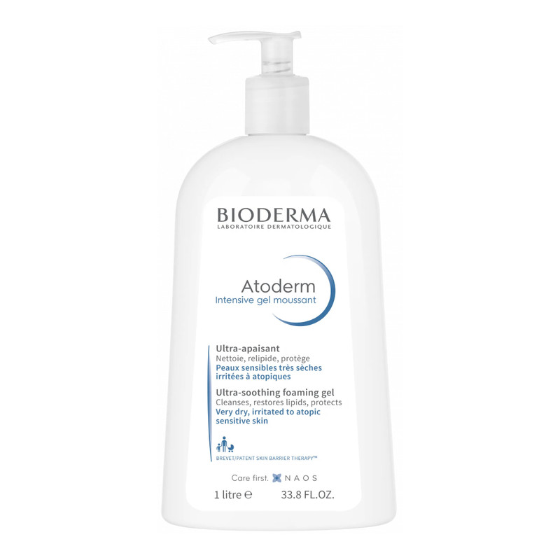 ژل پاک کننده صورت بایودرما مدل Atoderm حجم 1000 میلی لیتر
