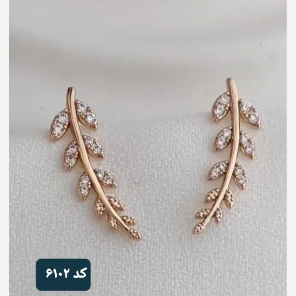 گوشواره گندمی ژوپینگ کد6102