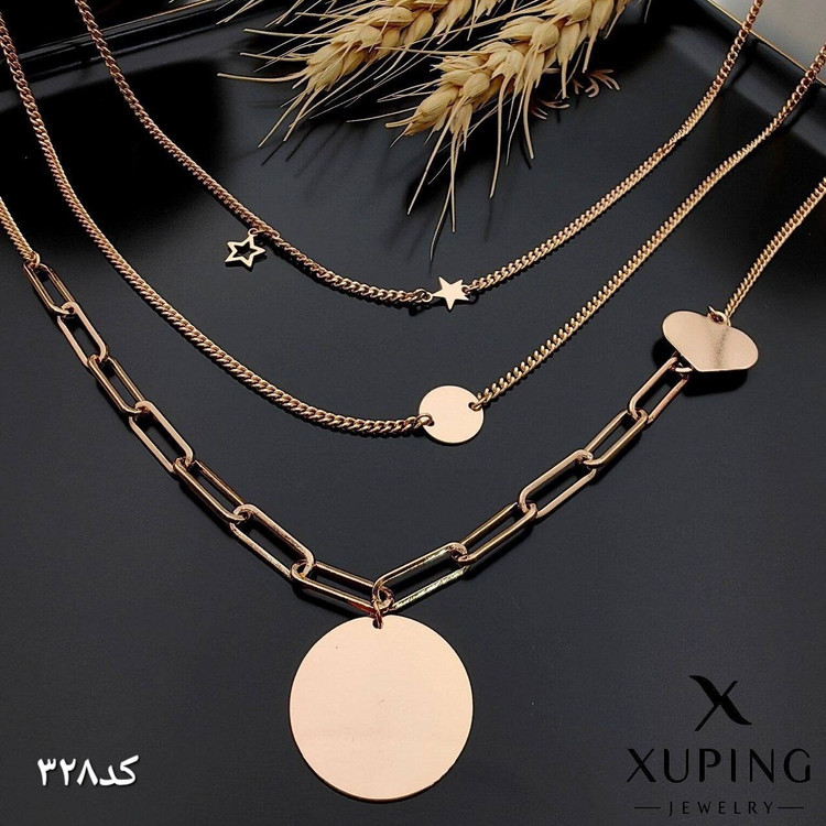 گردنبند دولاین برند ژوپینگ کد 328