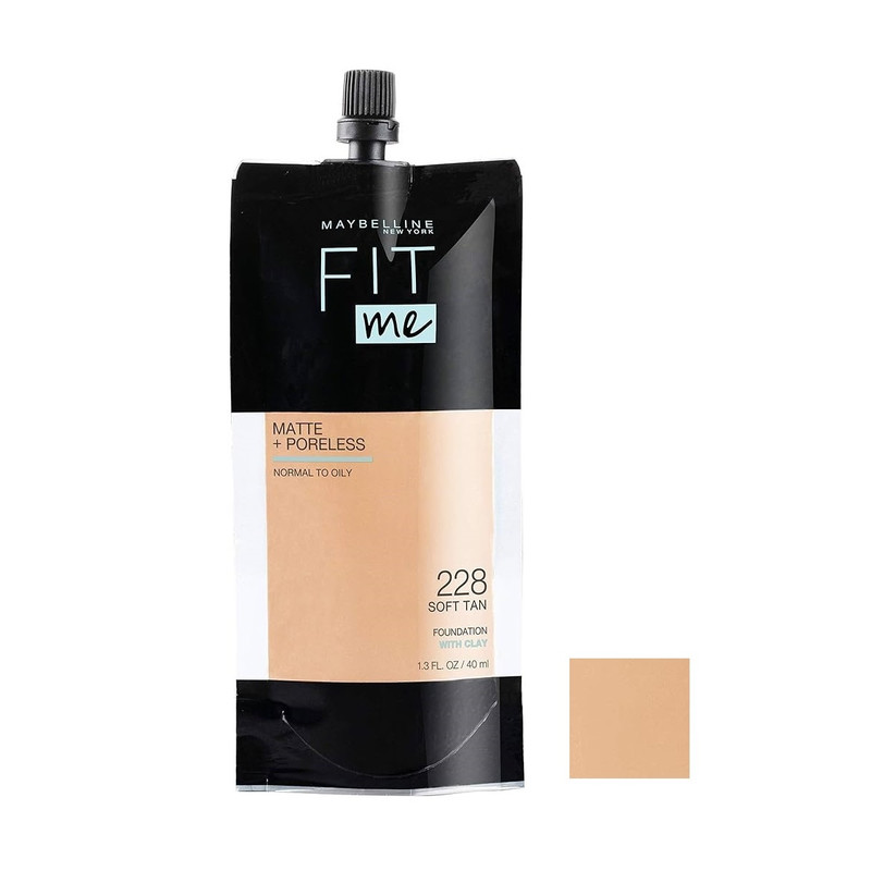کرم پودر میبلین مدل fit me شماره 228 حجم 40 میلی لیتر