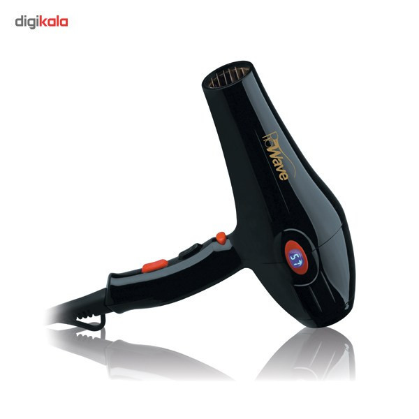 سشوار حرفهای پروویو مدل PW-3111 با موتور AC و توان 2300 وات، تنظیم حرارت سه حالته، تنظیم سرعت دو حالته، باد سرد، فناوری تولید یون، صفحه نمایش، سری صافکننده و حجمدهنده، وزن 700 گرم