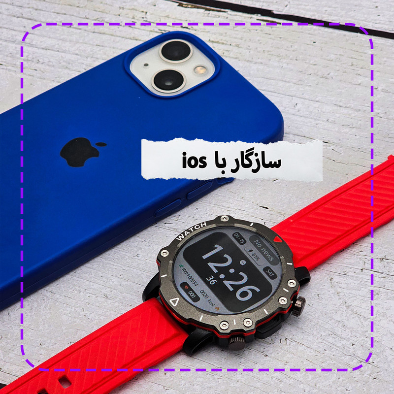 ساعت هوشمند 47 میلی متر ریولینک مدل RL-2 pro با بند سیلیکونی