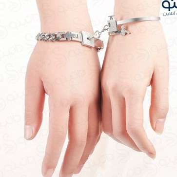 ست دستبند قفل و کلید عاشقی جفت مردانه زنانه