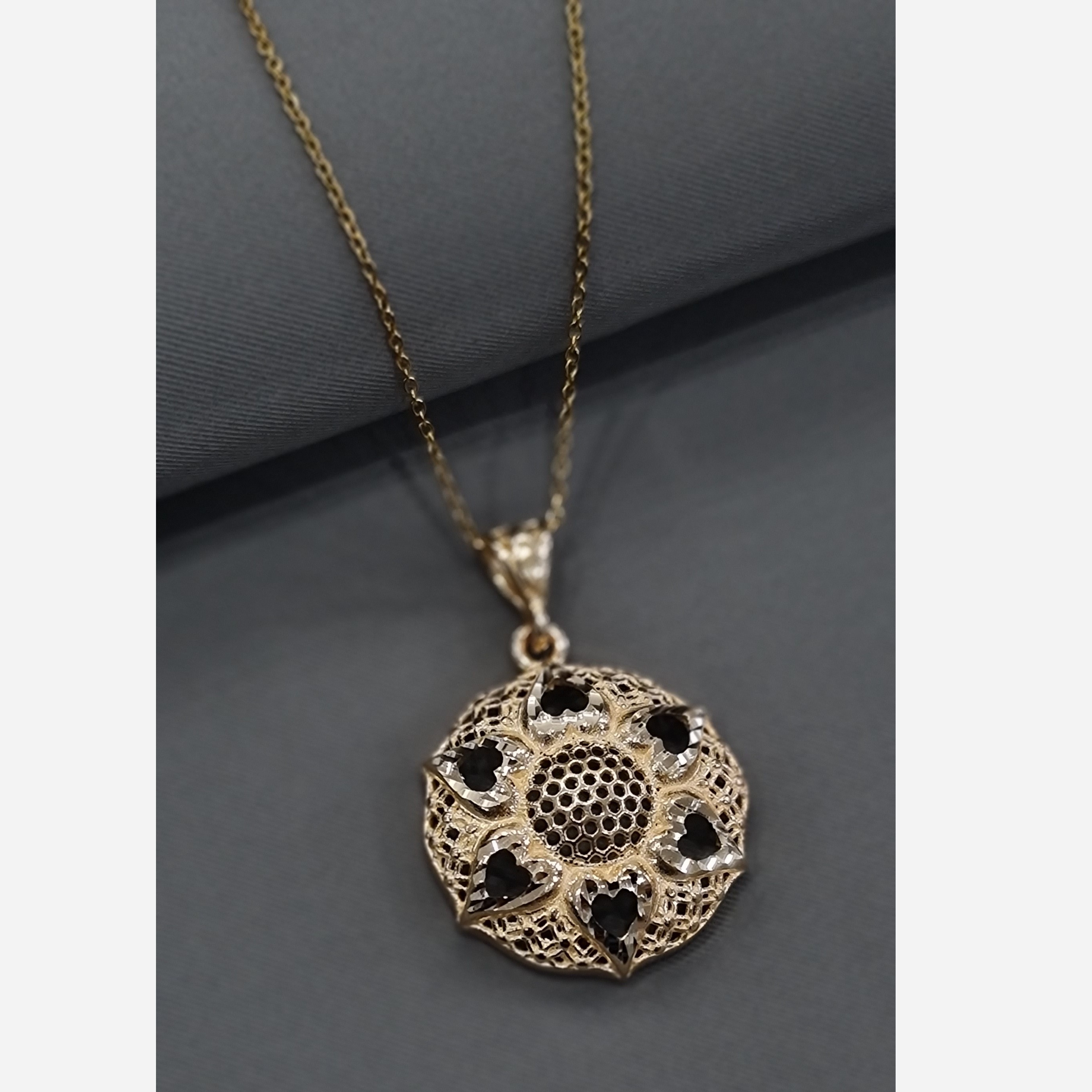 گردنبند زنانه طلاروسی طرح طلا1074