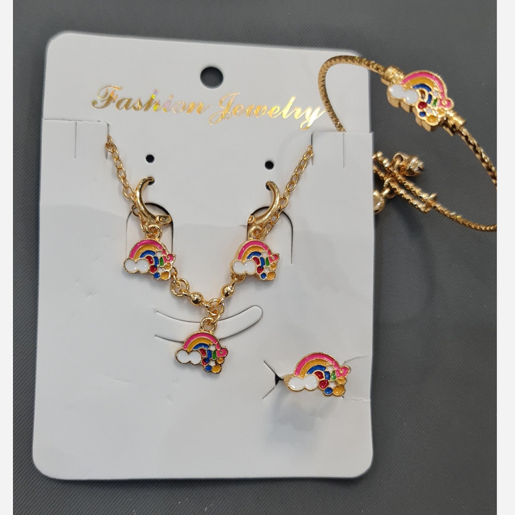 سرویس بچگانه رنگین کمان رنگ ثابت