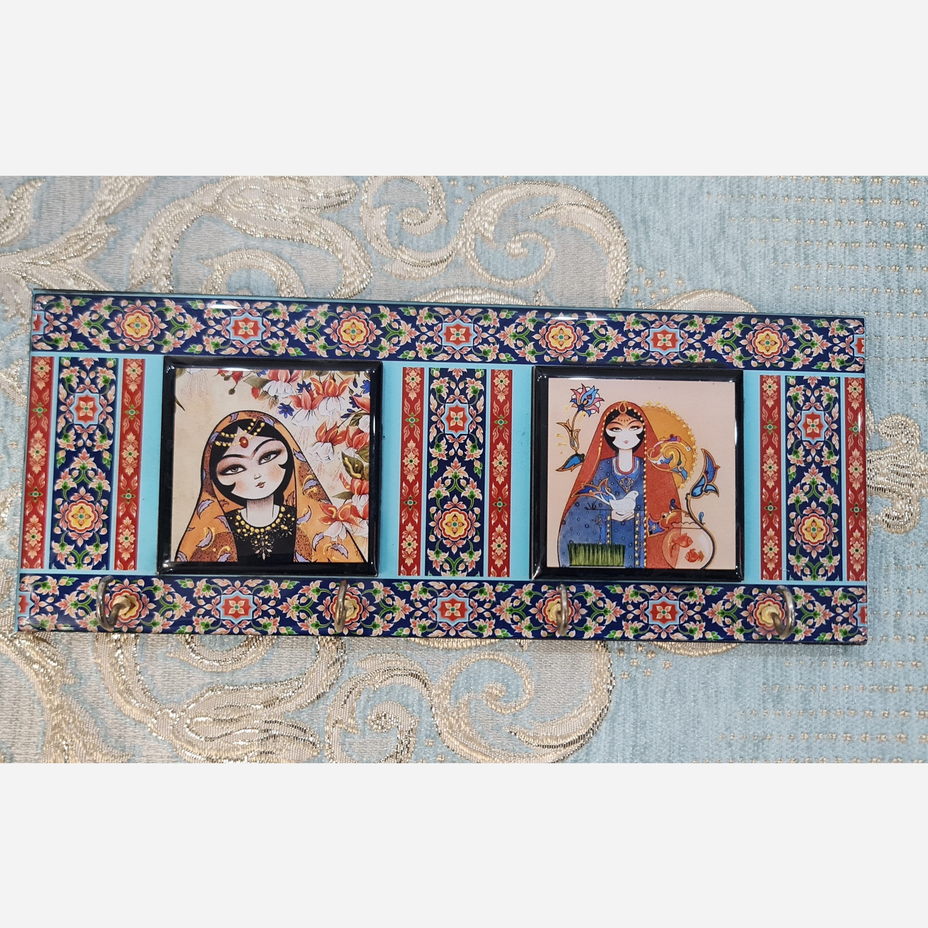 جاکلیدی سنتی چوبی دیواری