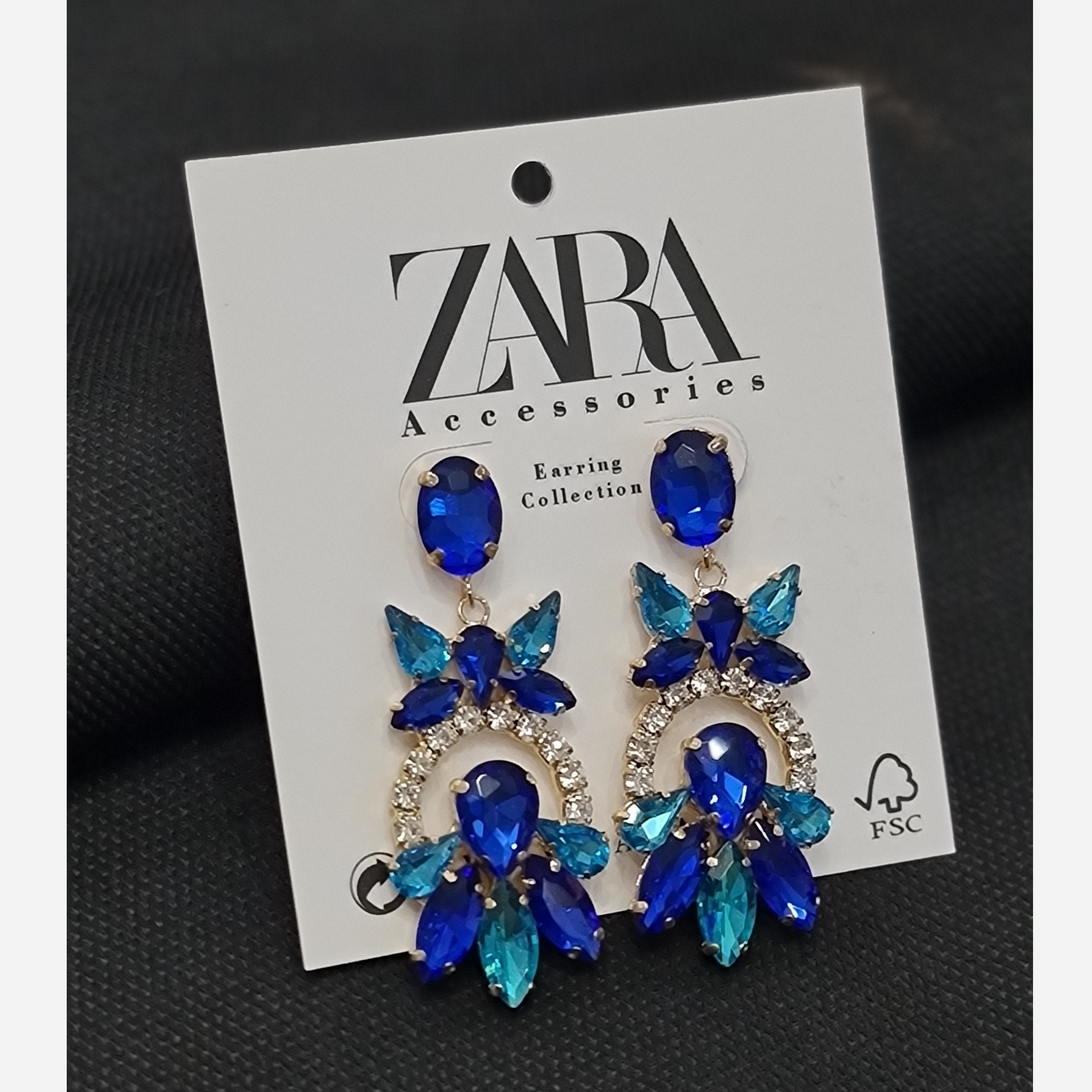 گوشواره زنانه مجلسی نگین دار1007