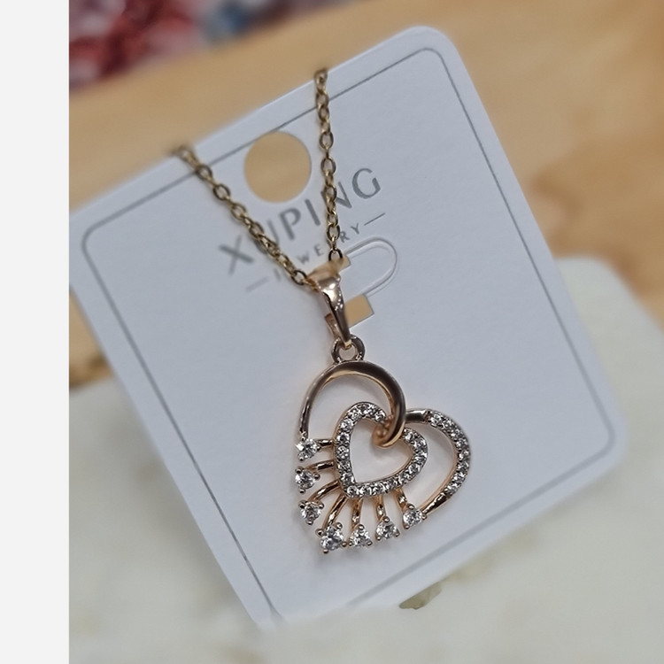 گردنبند ژوپینگ قلبی زنانه 9