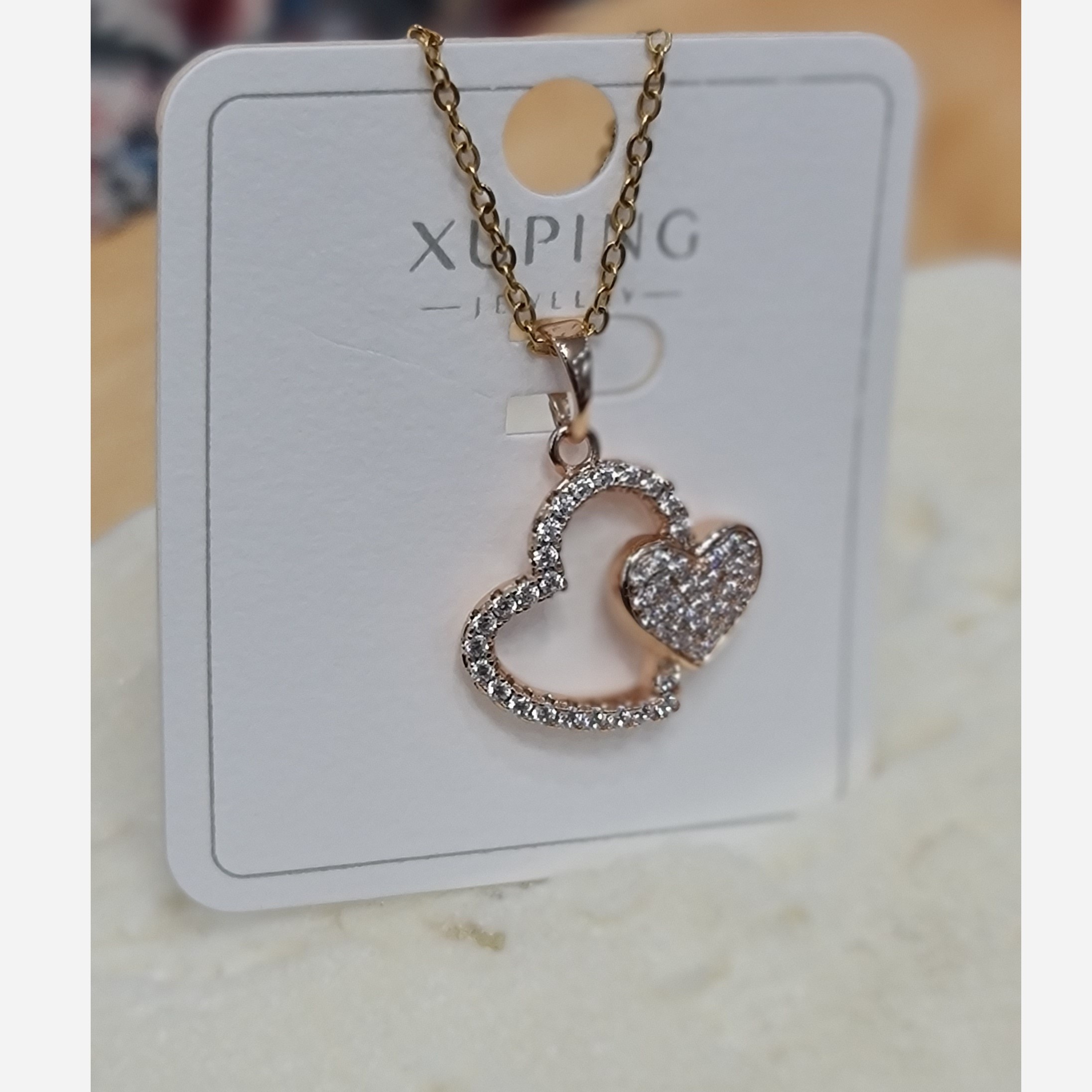 گردنبند ژوپینگ قلبی زنانه 3