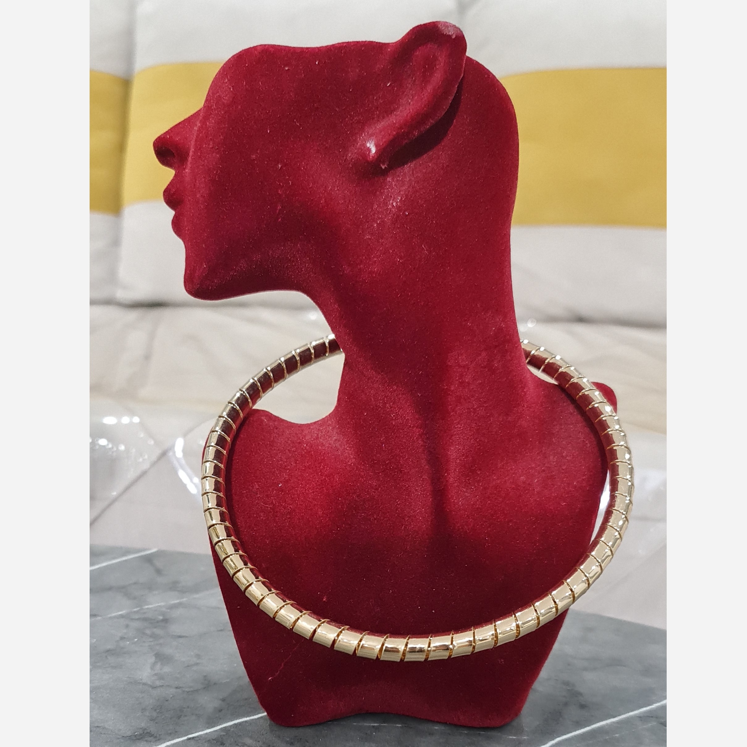 طوق مصری استیل رنگ ثابت1009