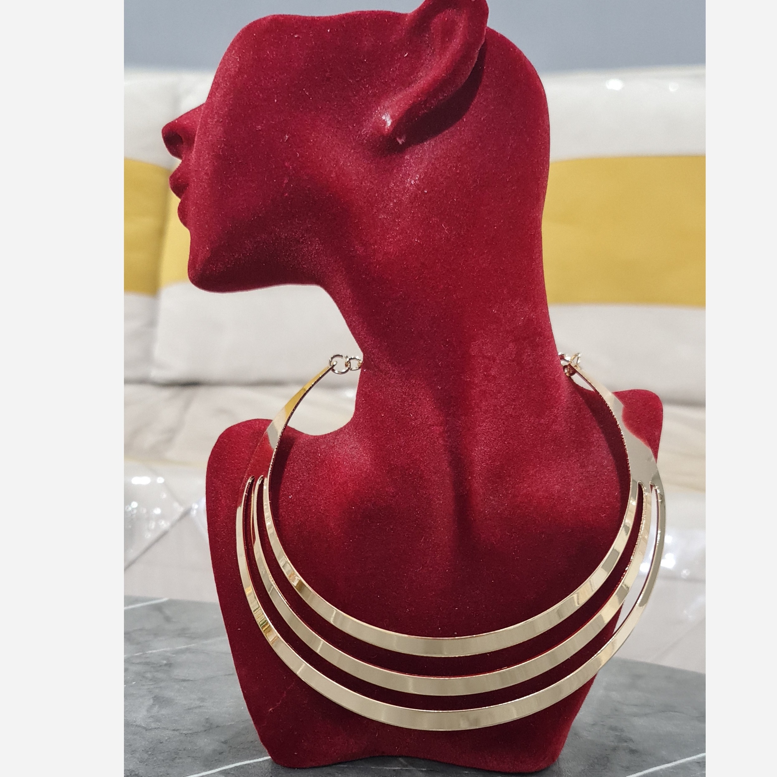 طوق مصری استیل رنگ ثابت 1006