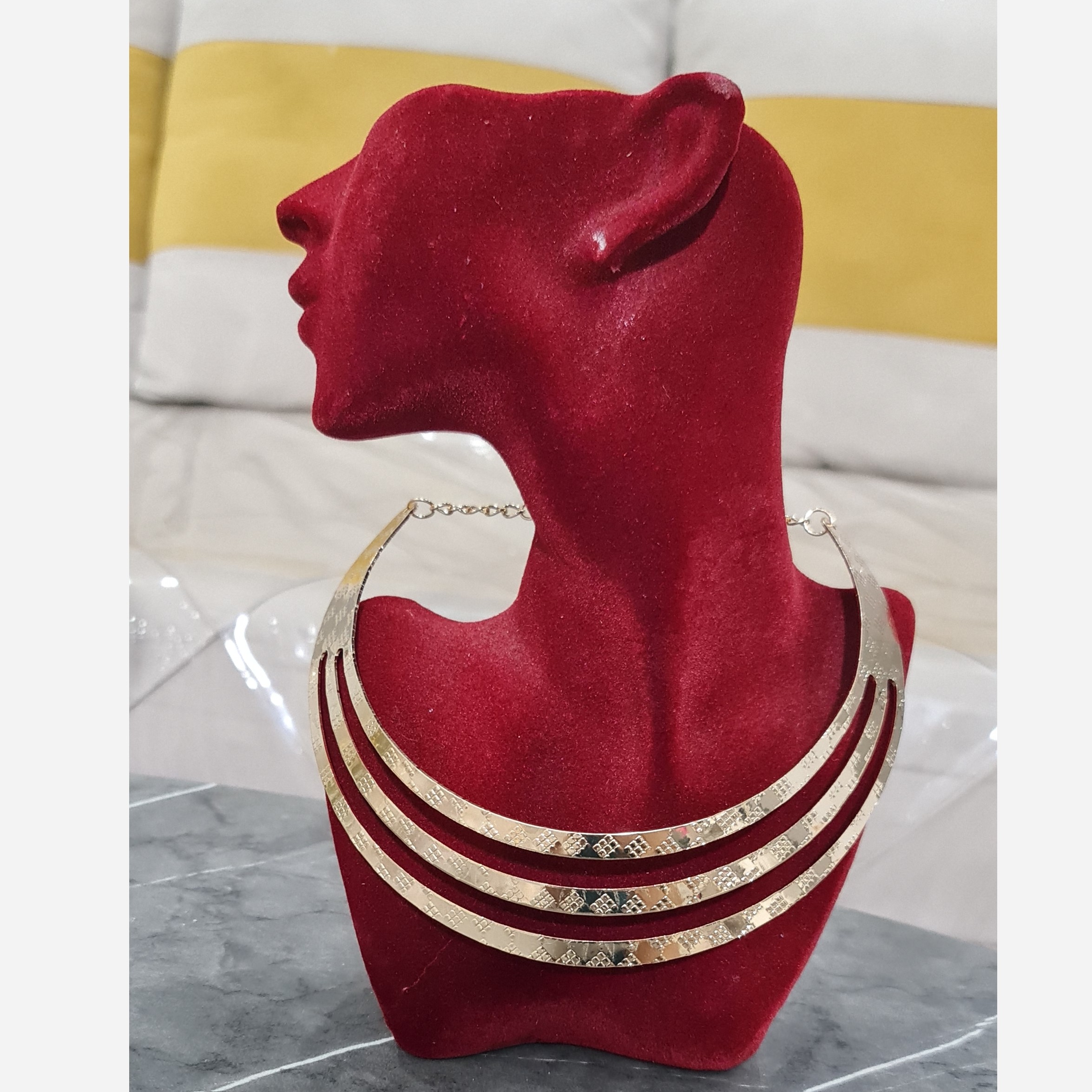 طوق مصری استیل رنگ ثابت 1003