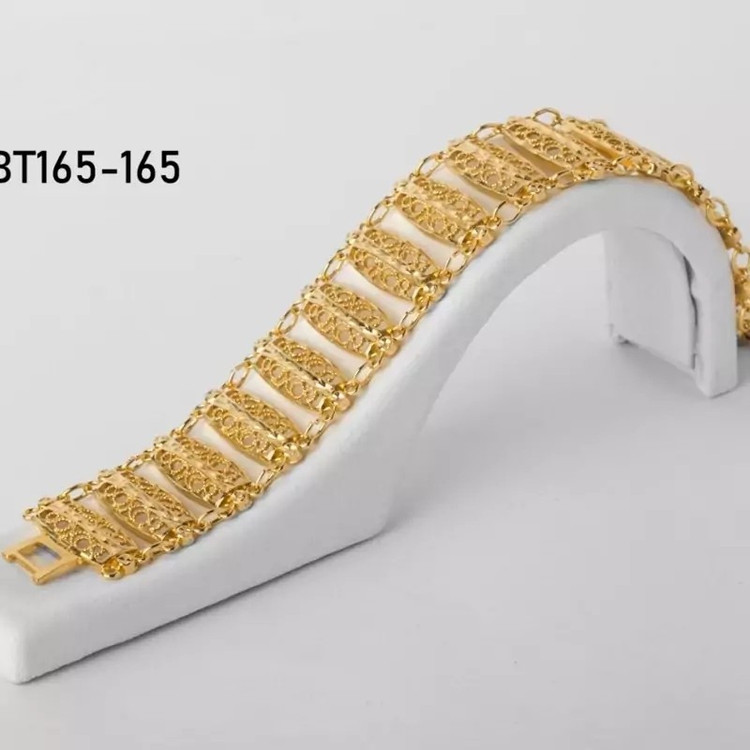 دستبند نردبانی زنانه طرح طلا 2